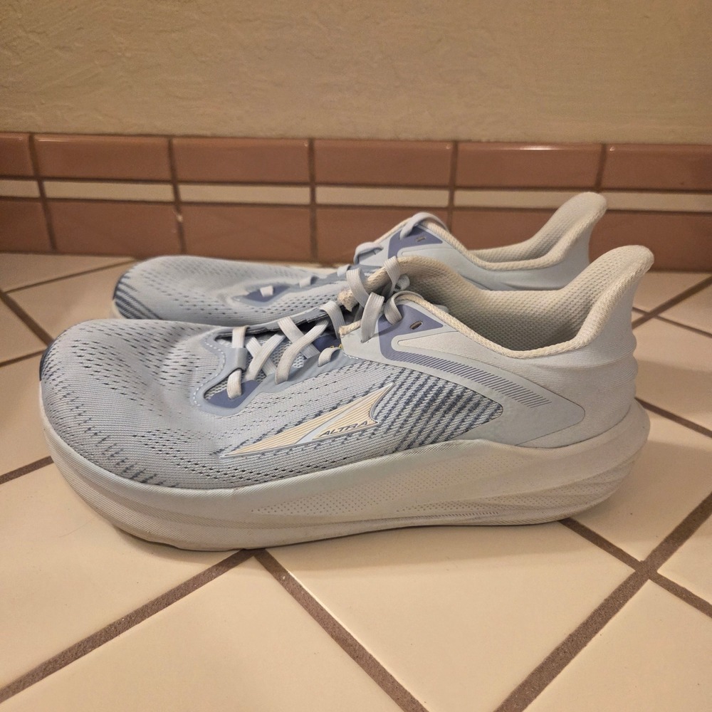 Altra Vanish Tempo 8.5 Running Shoes Ice Blue Yellow AL0A85QF440 Zero Drop